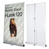 i-look-120:デザインと高性能のロールアップバナー