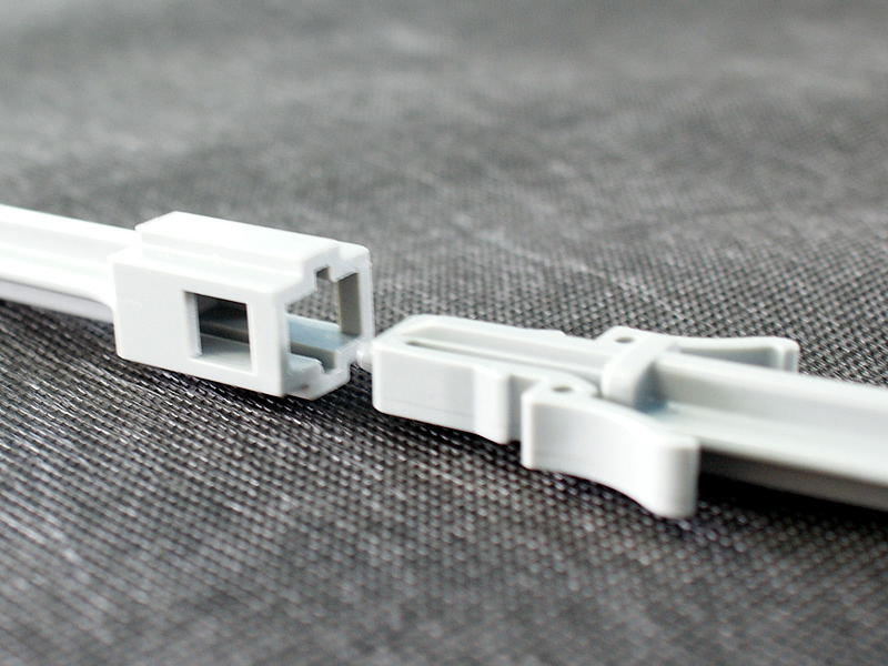 バックボードフック（オス・メス接合）