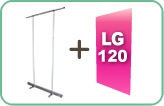 ロールアップLG120本体＋印刷セット ￥22,000 アウトレット特別価格