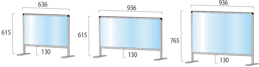 パーテーションスタンド(1面,3面)｜大型バックボード・バナースタンド専門のユープロ（販売・印刷・施工）